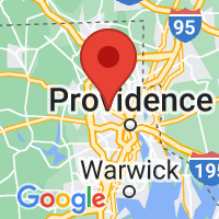 Map of North Providence, RI US